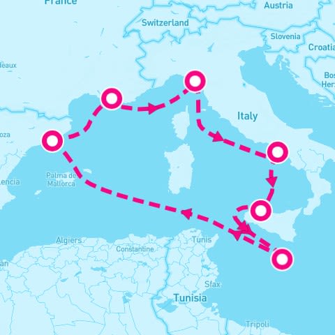 7 Night Western Mediterranean (Valletta Roundtrip)