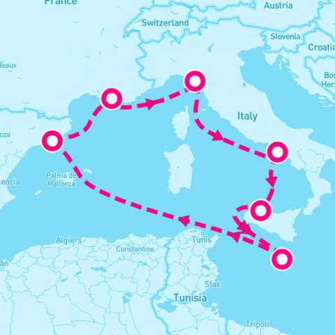 7 Night Western Mediterranean (Barcelona Roundtrip)