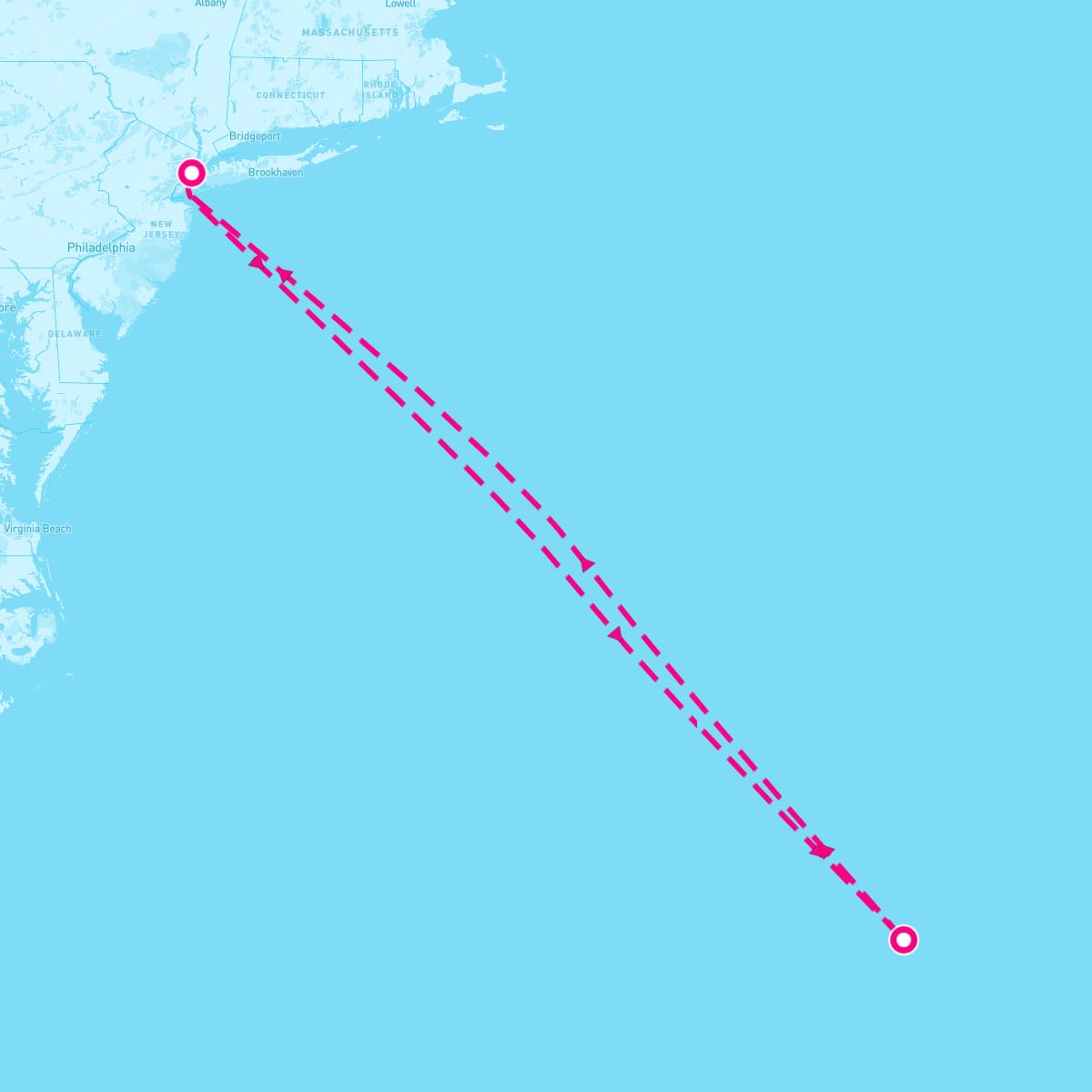 MSC Meraviglia itinerary map for September 29, 2024 (7 nights)