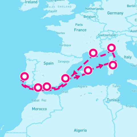 Mediterranean from Genoa