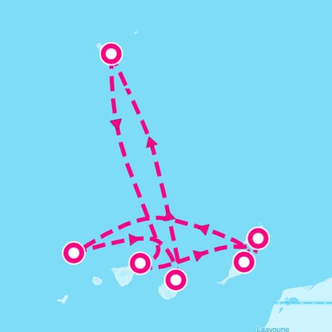 Canary Islands and Madeira from Funchal
