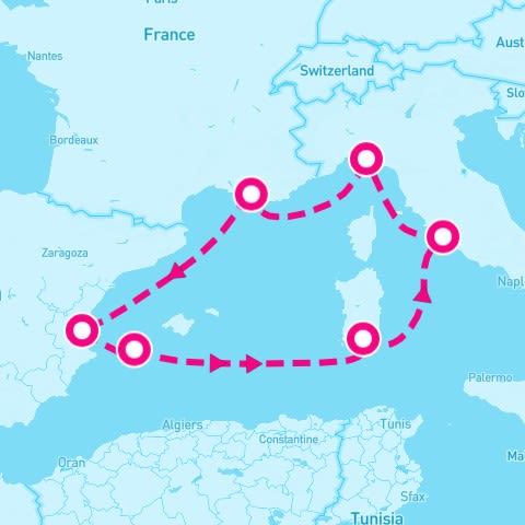 Mediterranean from Genoa