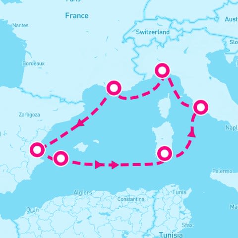 Mediterranean from Civitavecchia