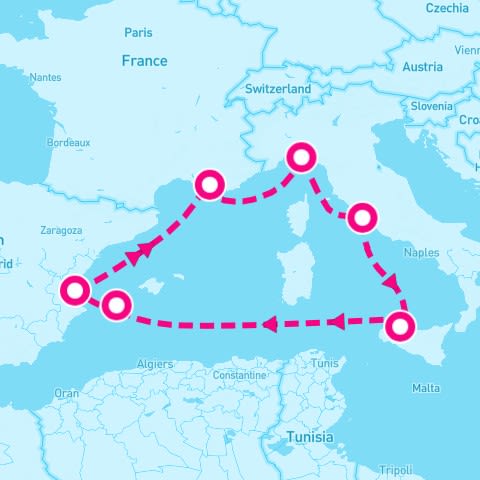 7 Night Western Mediterranean (Rome Roundtrip)
