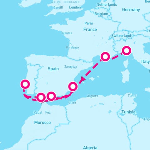 7 Night Western Mediterranean (Genoa To Alicante)