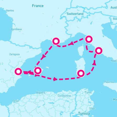 7 Night Western Mediterranean (Marseille Roundtrip)