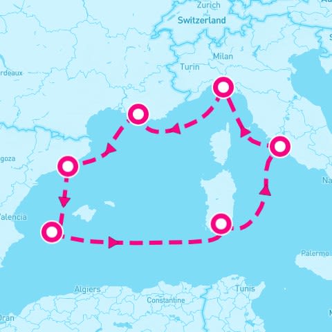 7 Night Western Mediterranean (Barcelona Roundtrip)