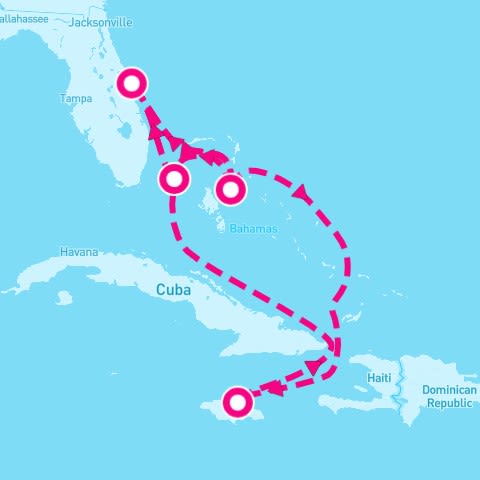 10 Night Caribbean & Bahamas (Port Canaveral Roundtrip)