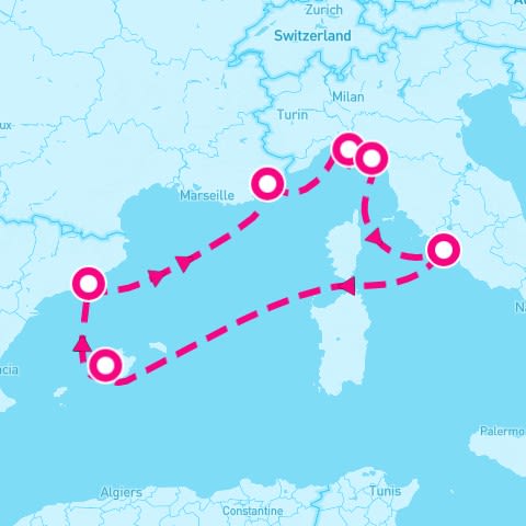 7 Night Western Mediterranean (Barcelona Roundtrip)