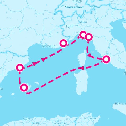 7 Night Western Mediterranean (Rome Roundtrip)