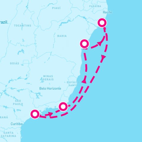 7 Night South America (Salvador Roundtrip)