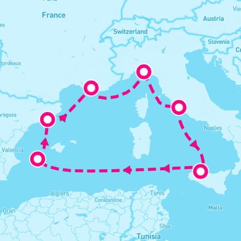 7 Night Western Mediterranean (Barcelona Roundtrip)