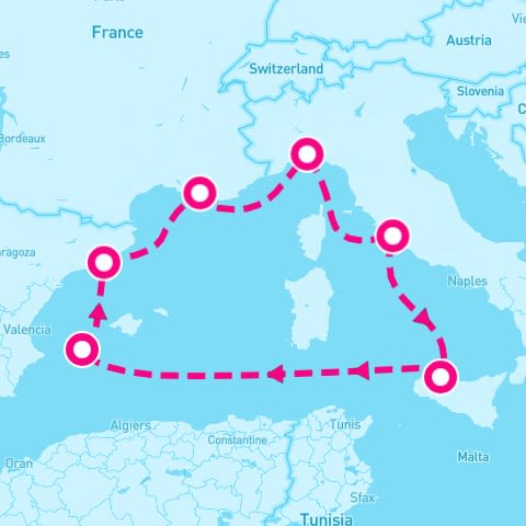 7 Night Western Mediterranean (Marseille Roundtrip)