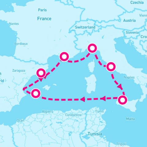 7 Night Western Mediterranean (Rome Roundtrip)