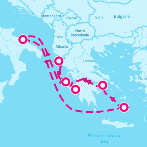7 Night Eastern Mediterranean (Athens Roundtrip)