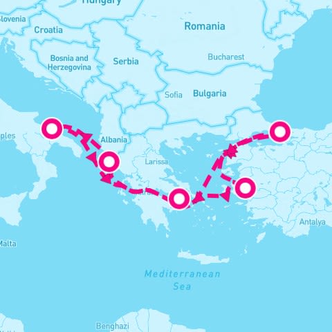 7 Night Eastern Mediterranean (Athens Roundtrip)
