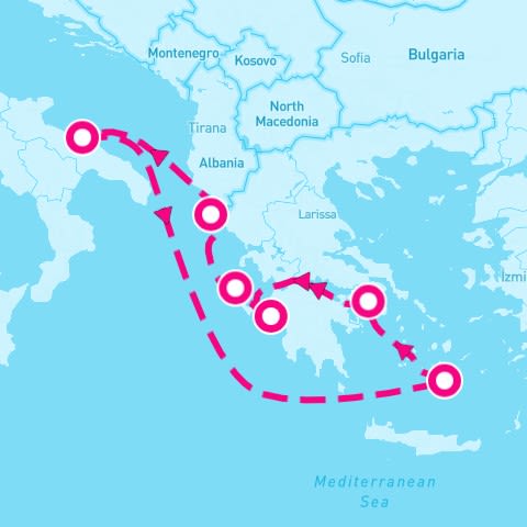 7 Night Eastern Mediterranean (Athens Roundtrip)