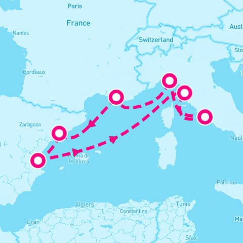 7 Night Western Mediterranean (Marseille Roundtrip)