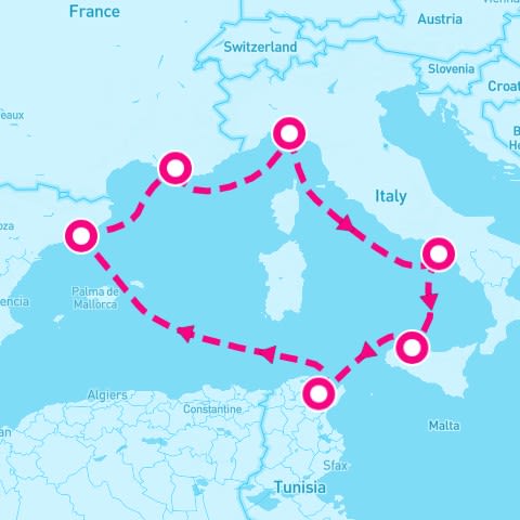 7 Night Western Mediterranean (Barcelona Roundtrip)