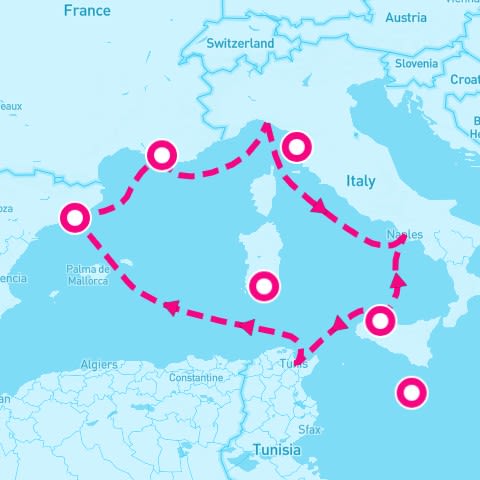 7 Night Western Mediterranean (Barcelona Roundtrip)