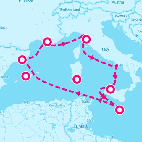 7 Night Western Mediterranean (Barcelona Roundtrip)