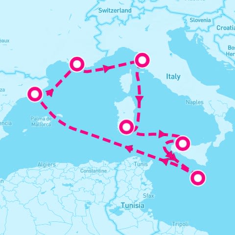 7 Night Western Mediterranean (Marseille Roundtrip)