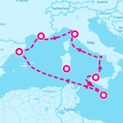 7 Night Western Mediterranean (Barcelona Roundtrip)
