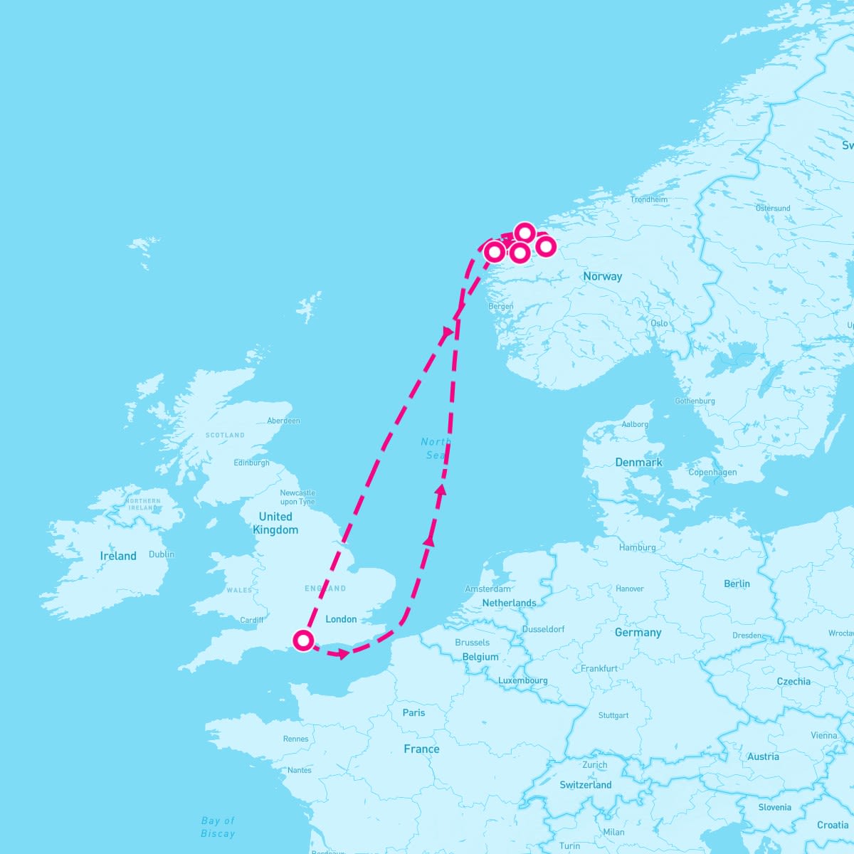 7 Night Northern Europe (Southampton Roundtrip)