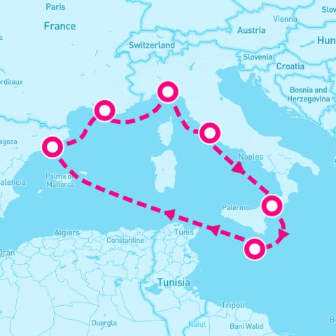7 Night Mediterranean (Messina Roundtrip)