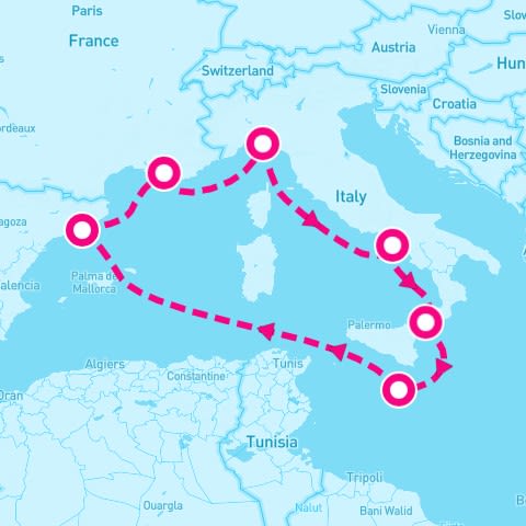 7 Night Western Mediterranean (Naples Roundtrip)