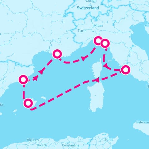 7 Night Western Mediterranean (Marseille Roundtrip)