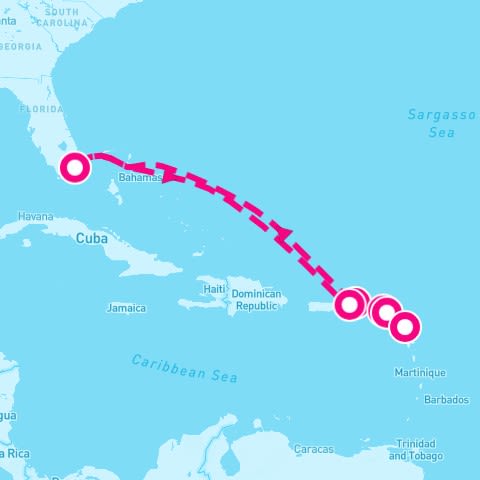 10 Night Caribbean Elegance (Miami Roundtrip)