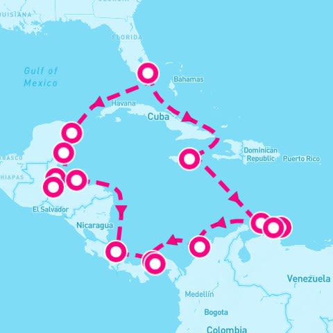 20 Night Caribbean Kaleidoscope (Miami Roundtrip)