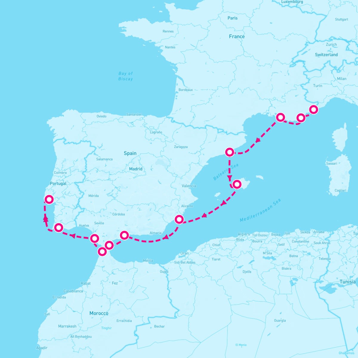 12 Night Passage To Portugal (Monte Carlo To Lisbon)