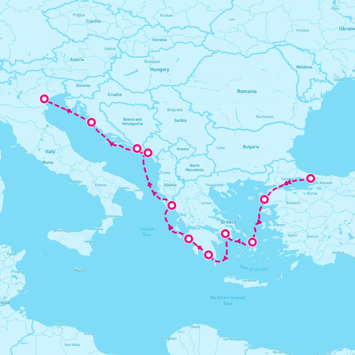 10 Night Hellenic & Dalmatian Gems (Istanbul To Venice)