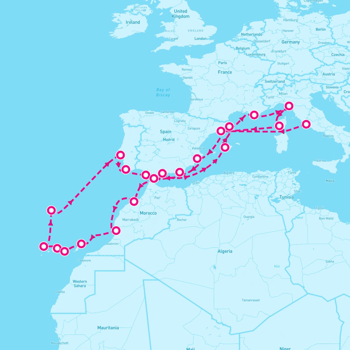 26 Night Ramblas To Renaissance (Barcelona To Rome)