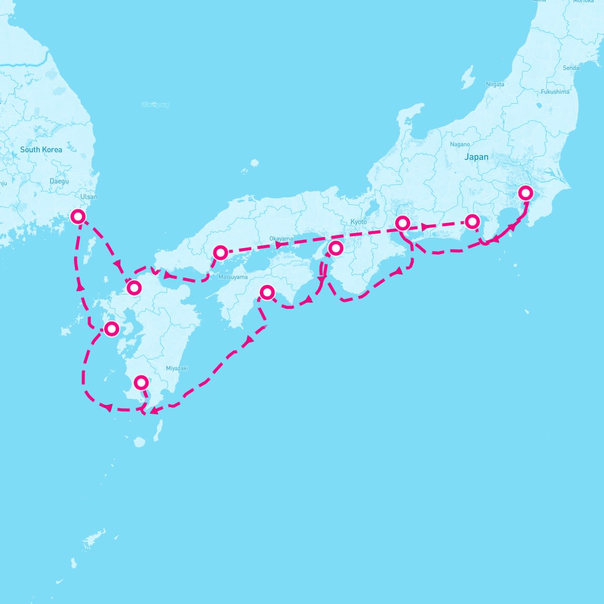 11 Night Ways Of The Shogun (Tokyo Roundtrip)