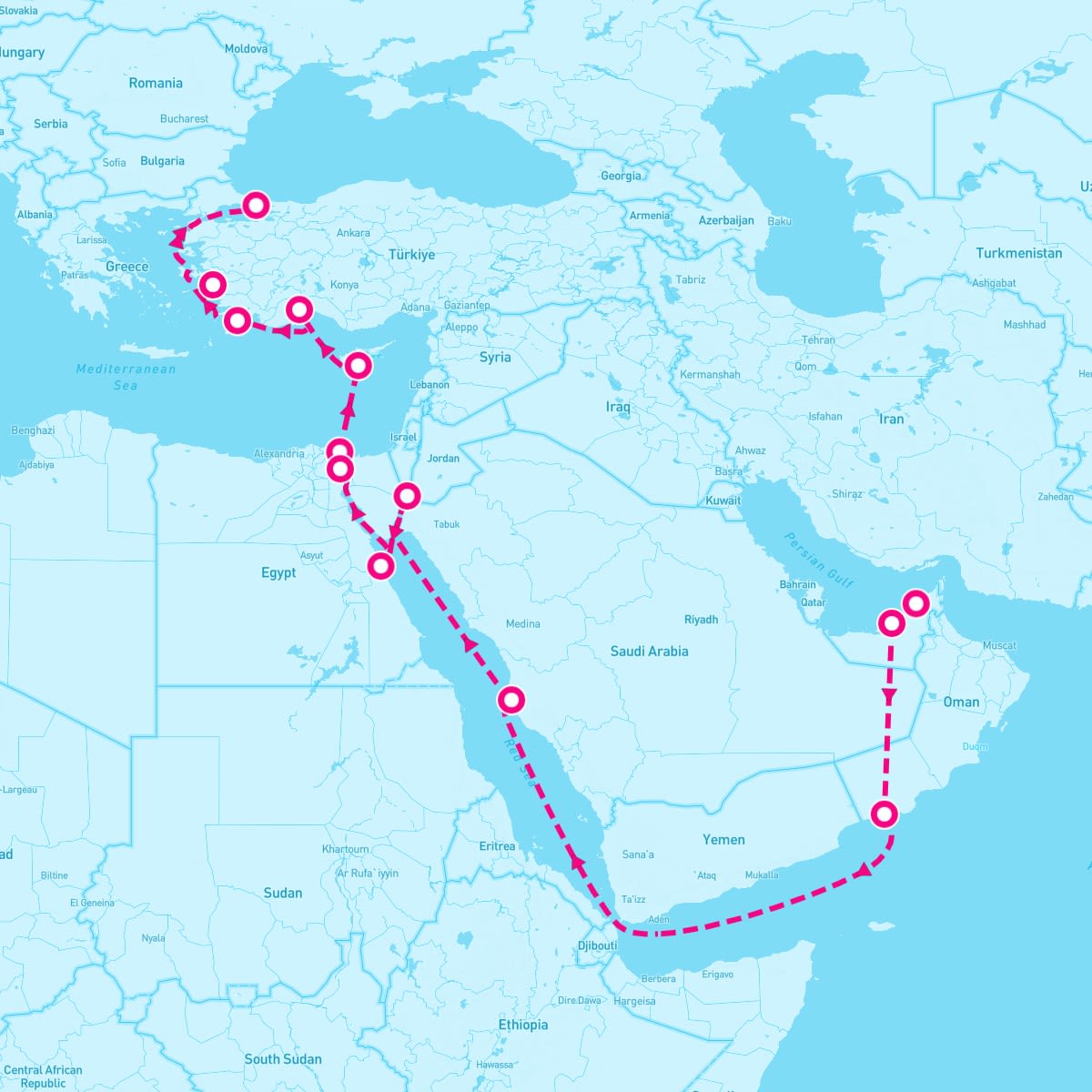 21 Night Emirates & Sultanates (Dubai To Istanbul)