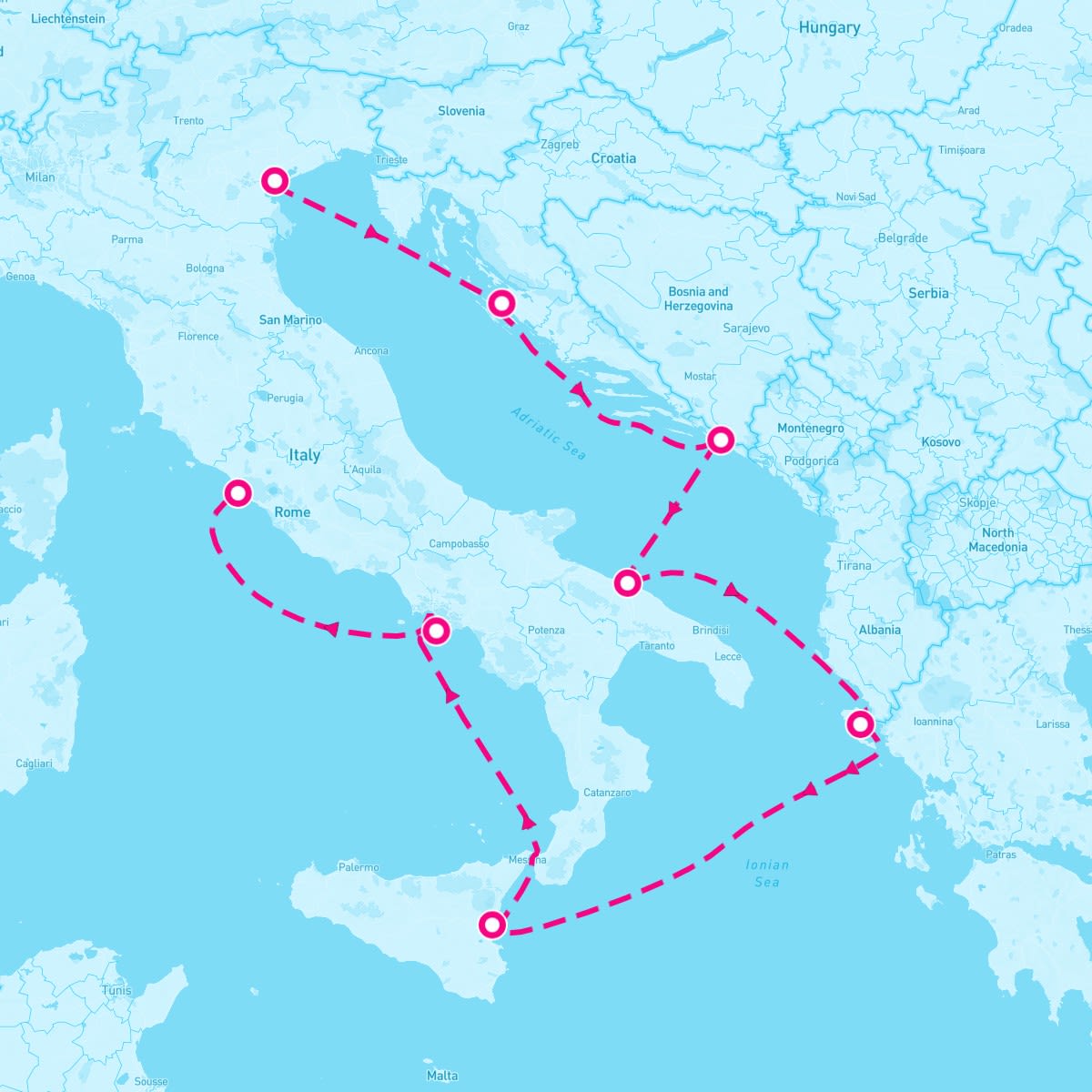 7 Night Majestic Medieval Fortresses (Venice To Rome)