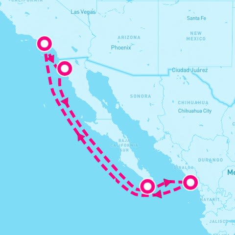 7 Night Ensenada Cabo & Mazatlan (Los Angeles Roundtrip)