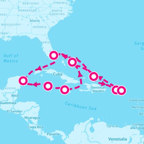 14 Night Eastern/Western Caribbean (Ft. Lauderdale Roundtrip)