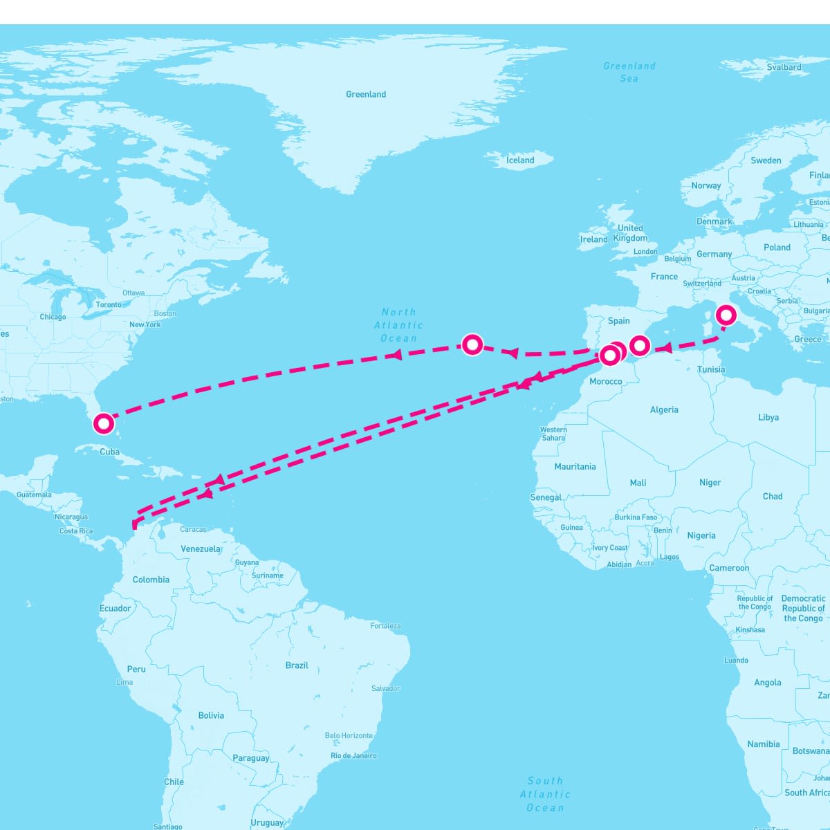 14 Night Cultural Crossing With Andalusia & Azores (Rome To Ft. Lauderdale)
