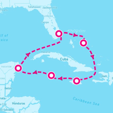 7 Night Western Caribbean: Mexico Holiday (Ft. Lauderdale Roundtrip)