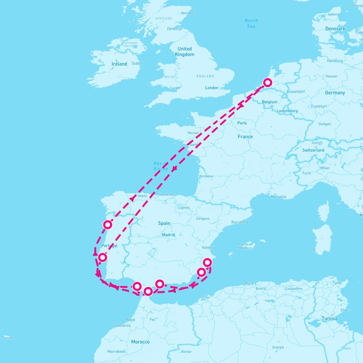 14 Night Mediterranean & Atlantic Treasures: Lisbon Overnight (Rotterdam Roundtrip)