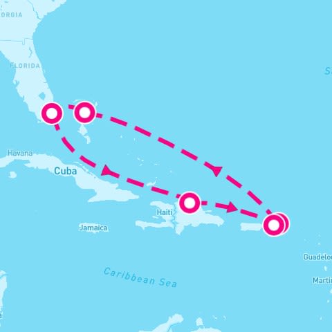 7 Night Eastern Caribbean (Miami Roundtrip)