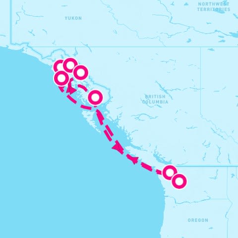 7 Night Alaska: Dawes Glacier Juneau & Ketchikan (Seattle Roundtrip)