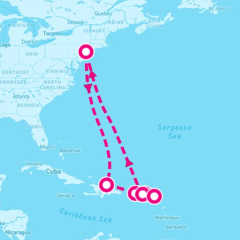 11 Night Caribbean: Dominican Republic & St. Thomas (New York Roundtrip)