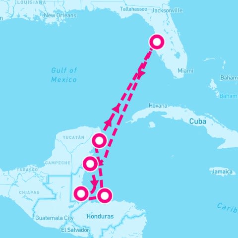 7 Night Caribbean: Harvest Caye Cozumel & Roatan (Tampa Roundtrip)