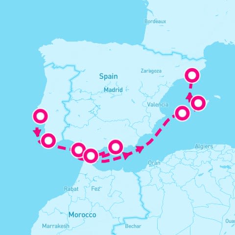 7 Night Mediterranean: Spain & Portugal (Lisbon To Barcelona)