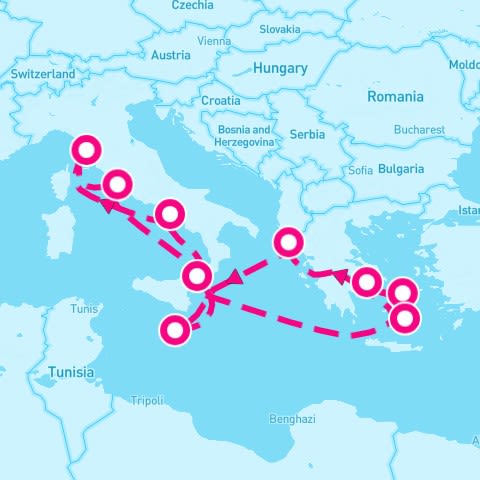 10 Night Greek Isles: Malta & Italy (Rome Roundtrip)